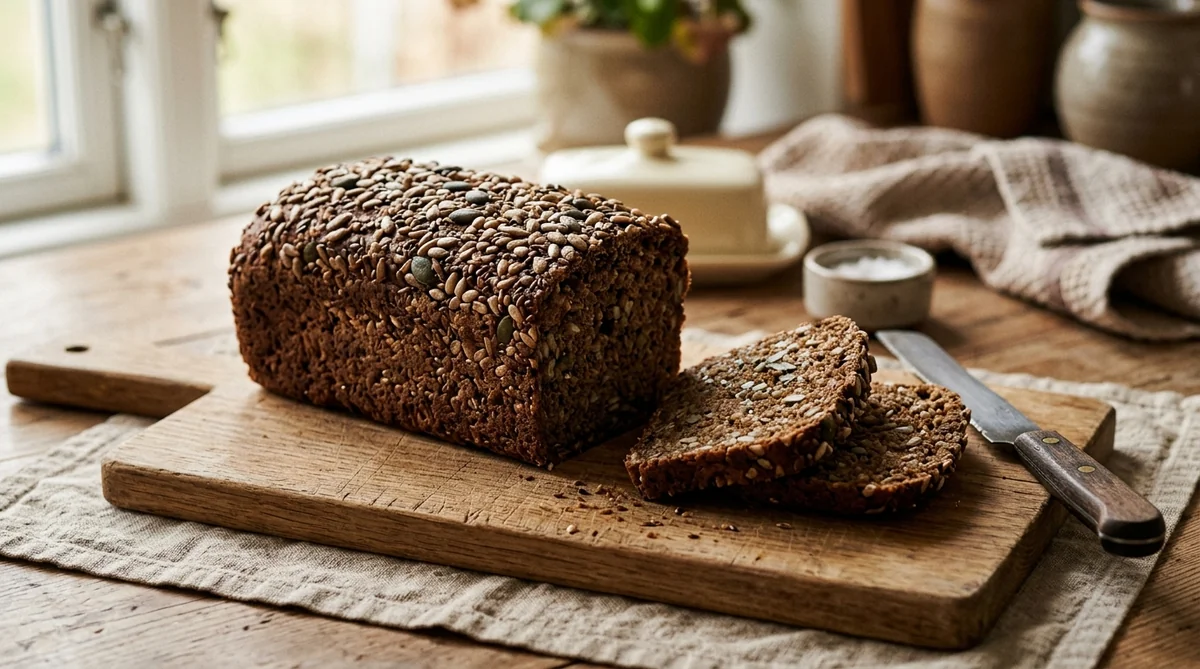 Rugbrød med surdej — klassisk dansk opskrift